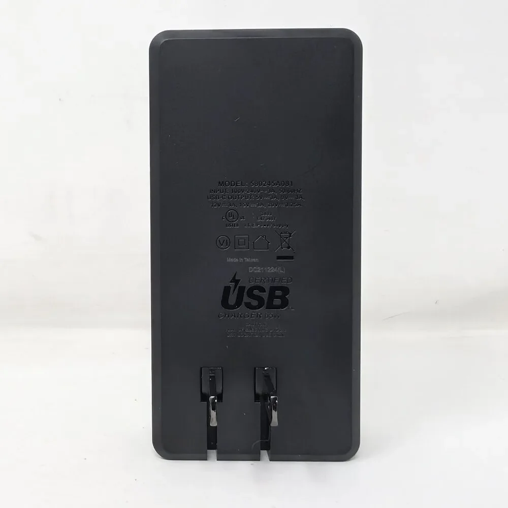 Verizon OEM 65W Black Fast Charge USB-C Wall Adapter GaN Charger For Laptop Cell